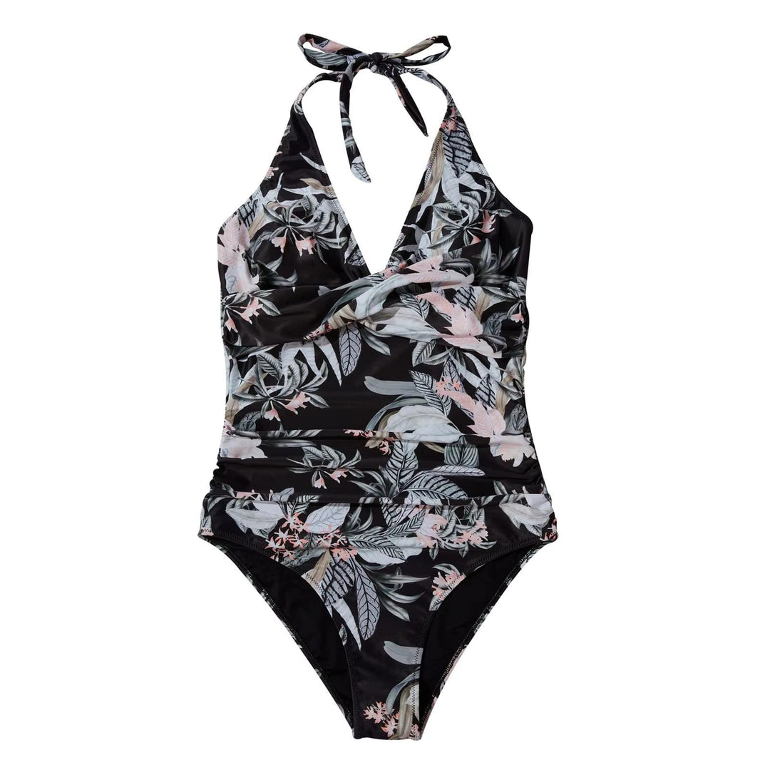 Elna Tropisch Elegance Hoge Taille Badpak per un look chic e raffinato