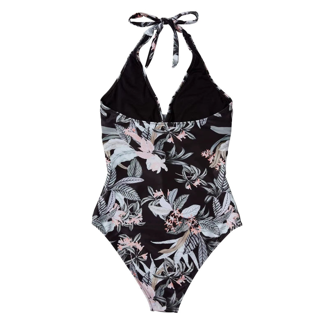 Elna Tropisch Elegance Hoge Taille Badpak per un look chic e raffinato