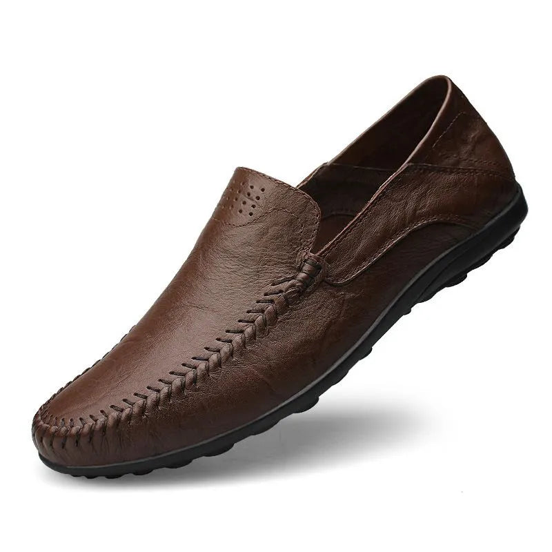 Santonio™ - Eleganza Italiana: Mocassini in Pelle Pura