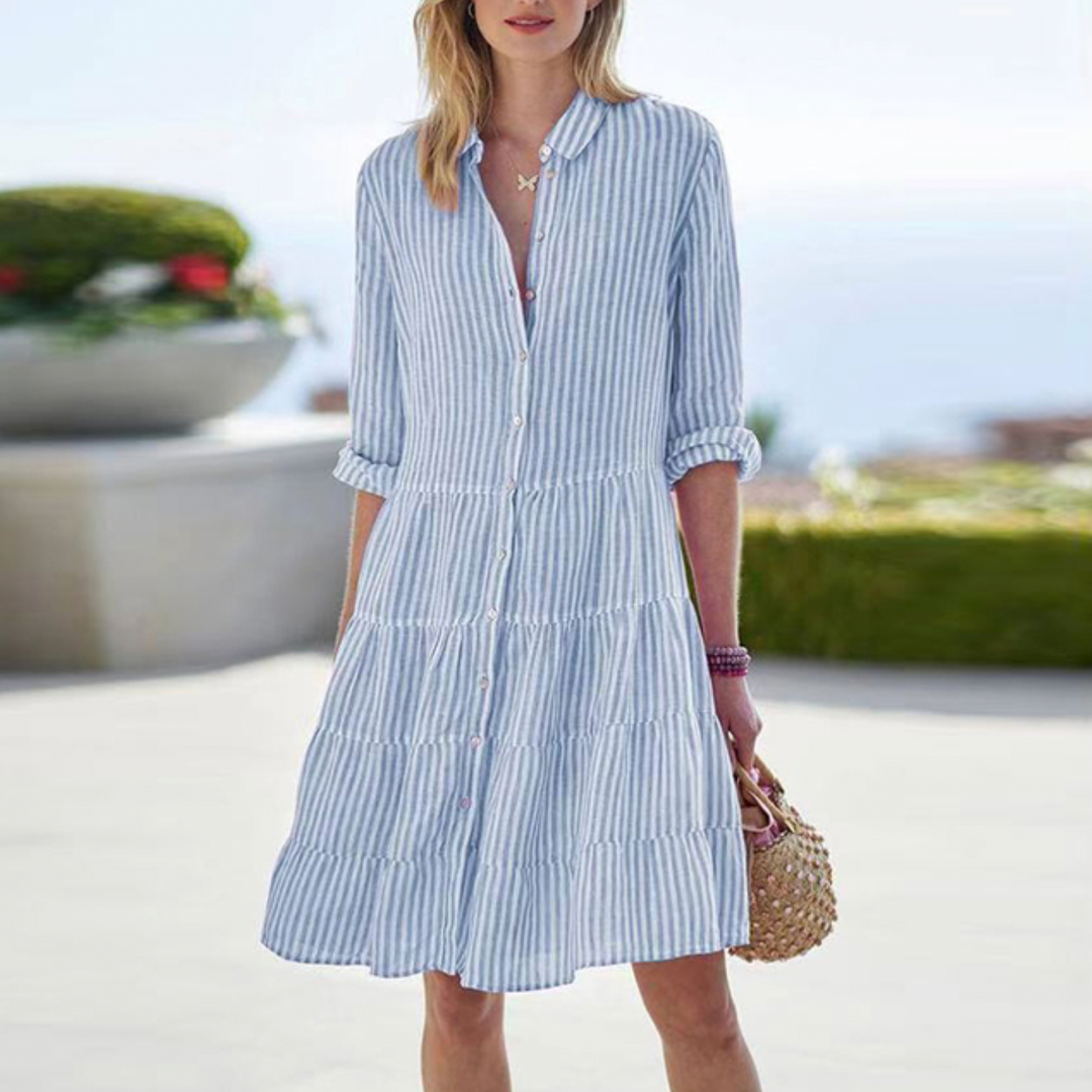 Elegante abito estivo da donna ideale per le giornate calde
