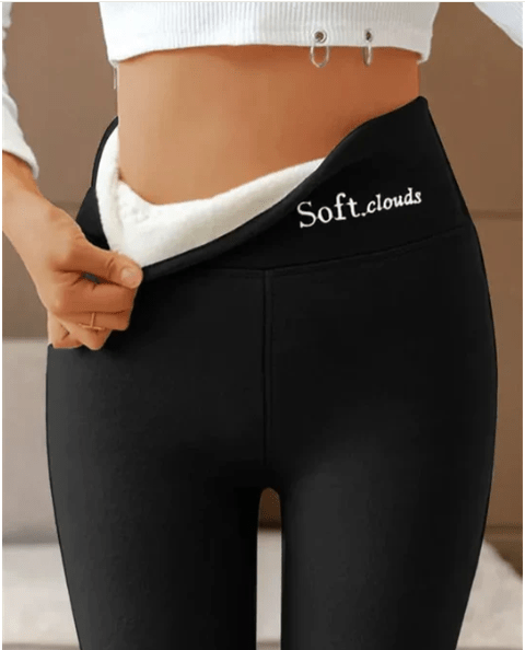 Leggings da donna moderni, caldi e confortevoli, con fodera morbida per un comfort senza pari