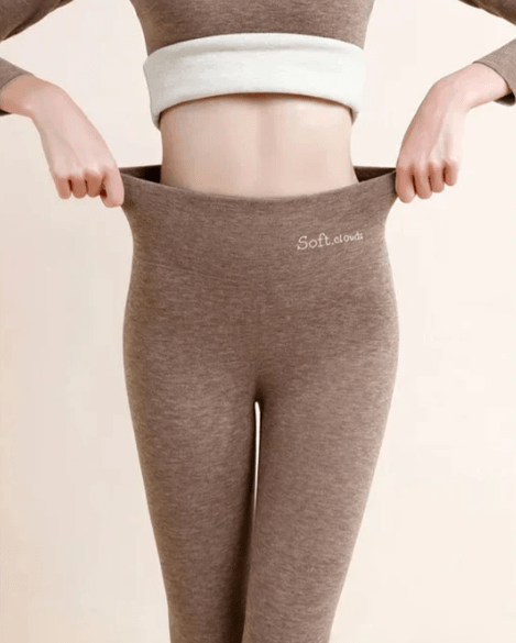 Leggings da donna moderni, caldi e confortevoli, con fodera morbida per un comfort senza pari