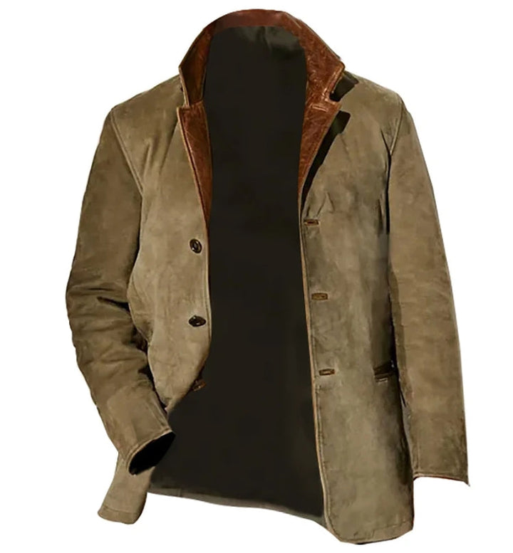 Giacca Dennis vintage elegante da uomo con bottoni - un'opzione alla moda e casual per gli uomini