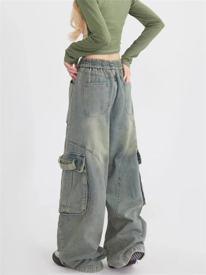 Jeans larghi da donna in stile retrò - comfort e stile per tutti i giorni