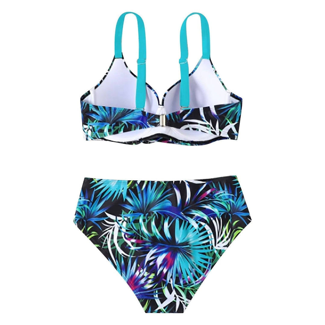 Dyanne | Conjunto de Bikini de Estilo Alto con Estampado Tropical per un Look Veraniego Inoltrabile
