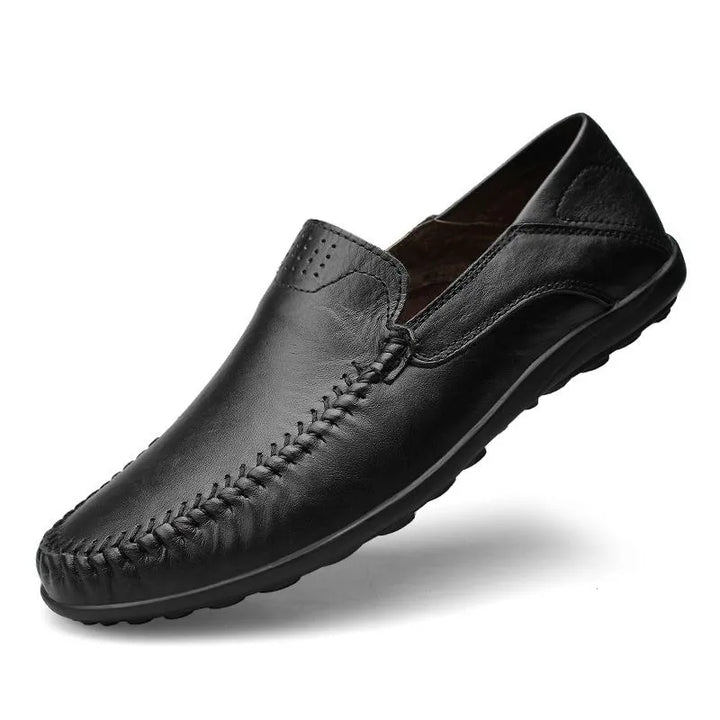 Santonio™ - Eleganza Italiana: Mocassini in Pelle Pura