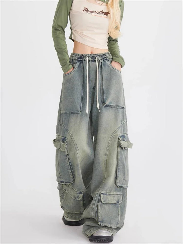 Jeans larghi da donna in stile retrò - comfort e stile per tutti i giorni