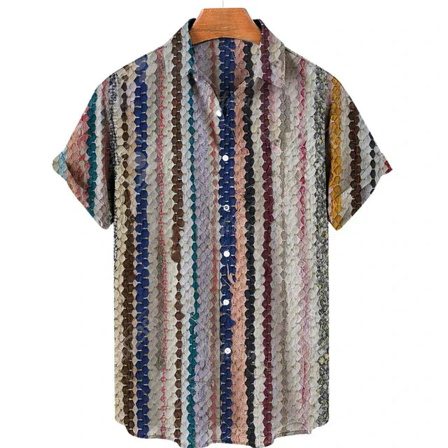 Camicie da uomo moderne in colori e fantasie di tendenza - stile ed eleganza per ogni occasione