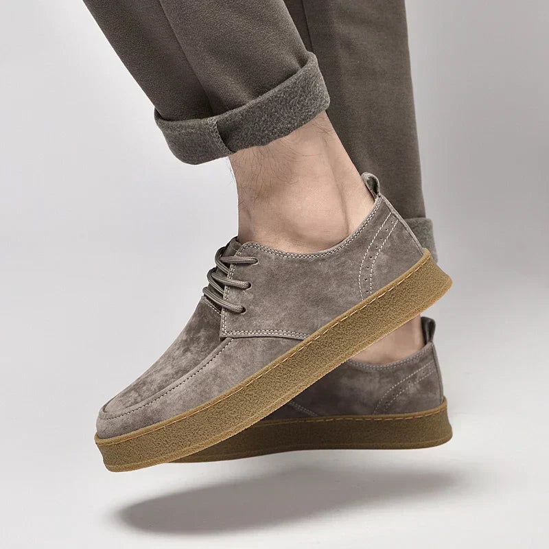 Scarpe da uomo eleganti in pelle scamosciata di alta qualità - eleganza e comfort per tutti i giorni
