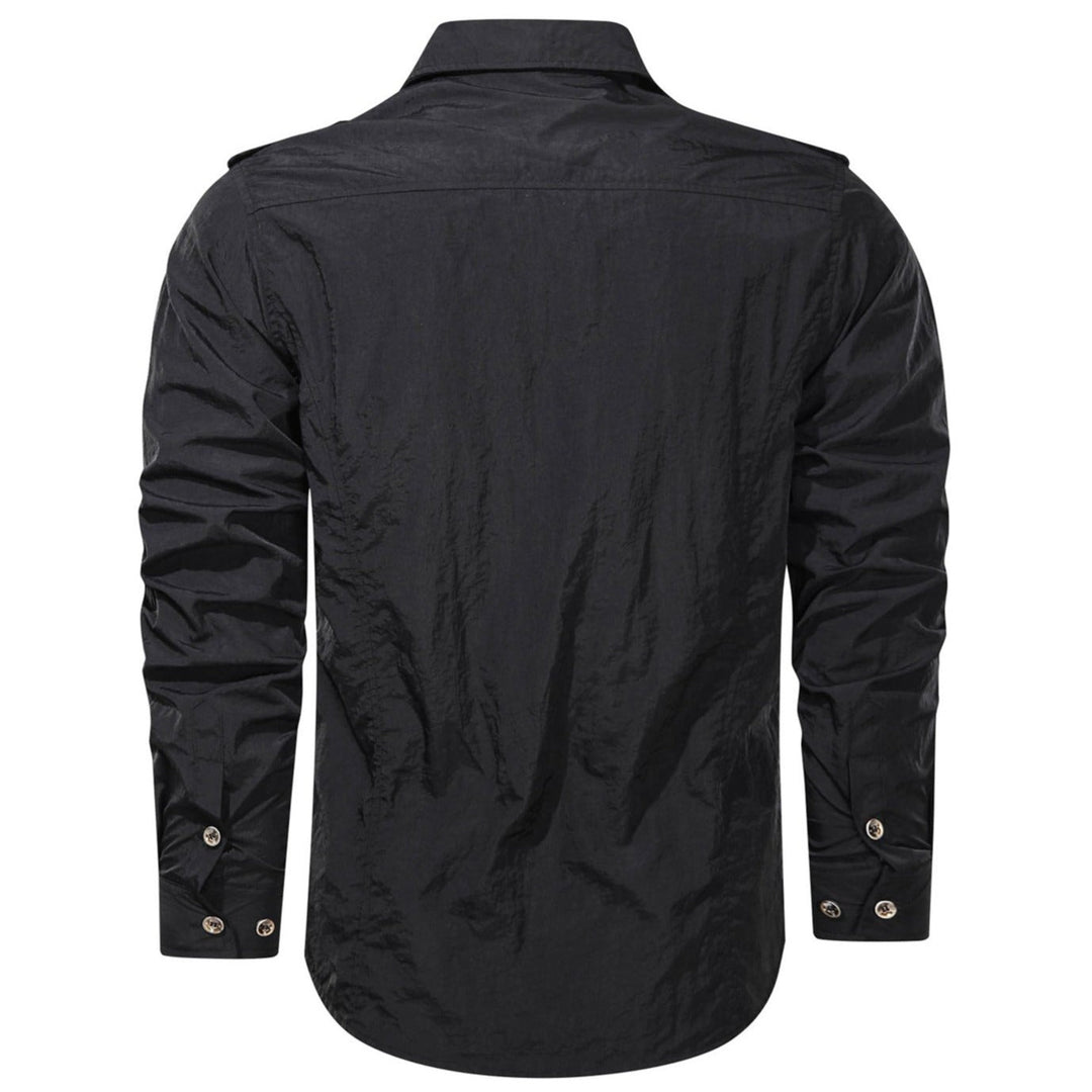 Elegante camicia cargo da uomo con softshell - resistente, robusta e versatile per ogni occasione