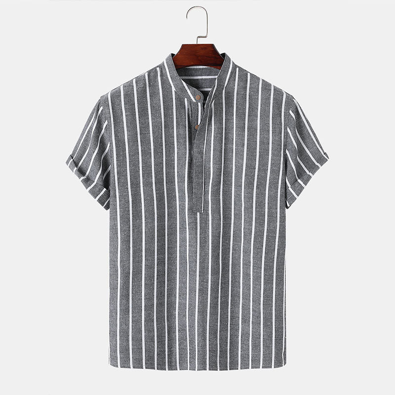 Esclusiva camicia premium da uomo con elegante design Santorini