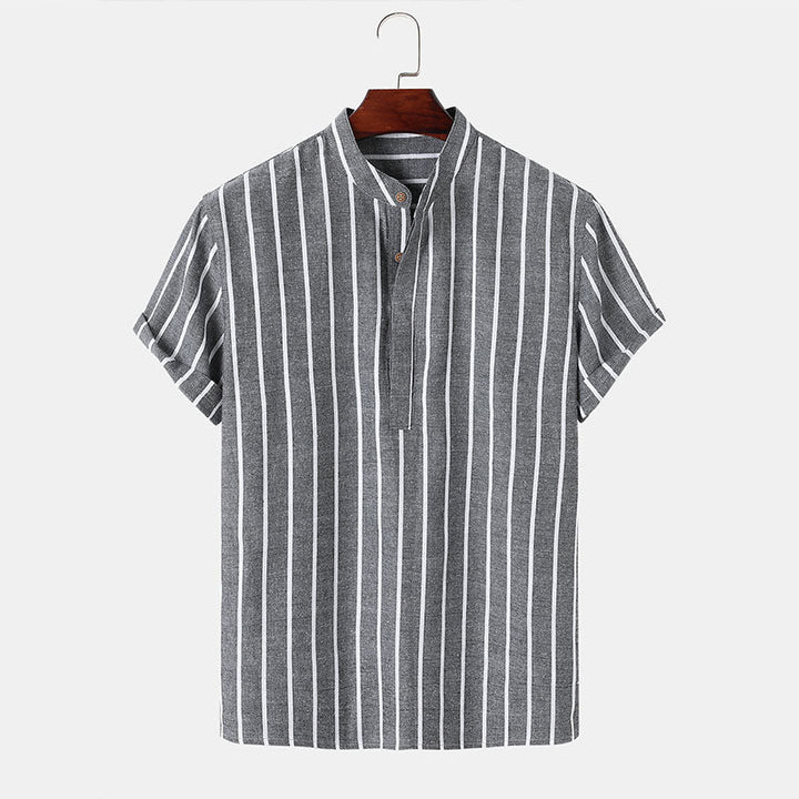 Esclusiva camicia premium da uomo con elegante design Santorini