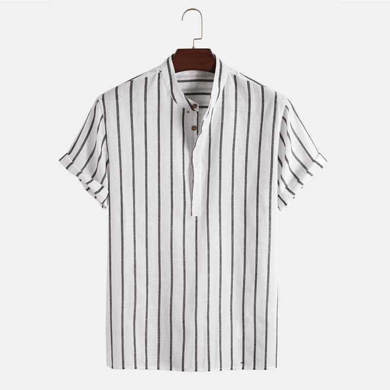 Esclusiva camicia premium da uomo con elegante design Santorini