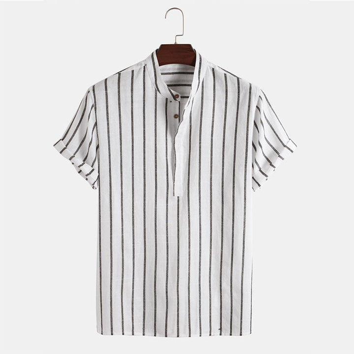 Esclusiva camicia premium da uomo con elegante design Santorini