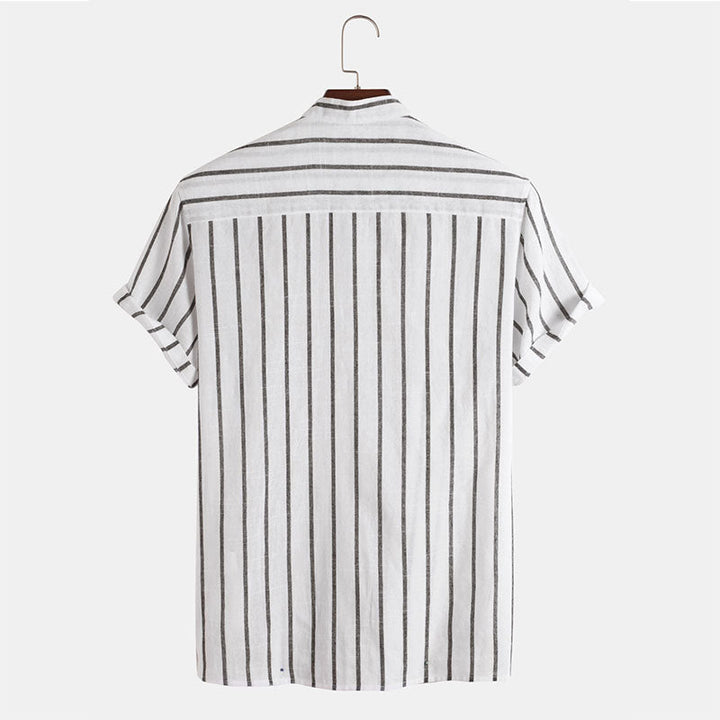 Esclusiva camicia premium da uomo con elegante design Santorini