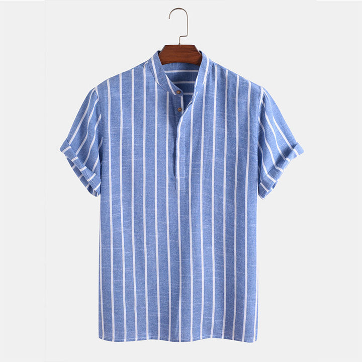 Esclusiva camicia premium da uomo con elegante design Santorini
