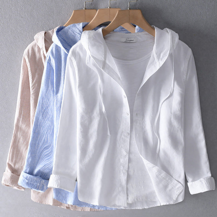 Iseppa™ - Camicia con cappuccio leggera e morbida