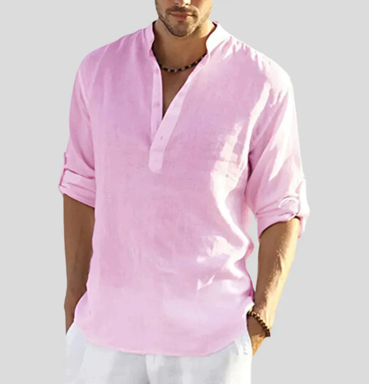 Mattia™ - Camicia da Uomo in Lino