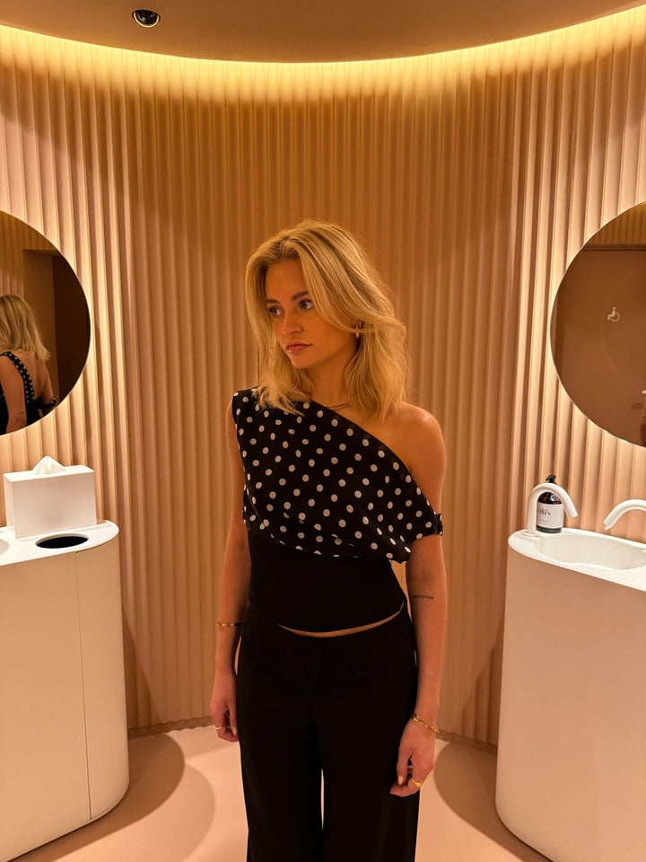 <div>Affascinante Top a Pois Lina</div>