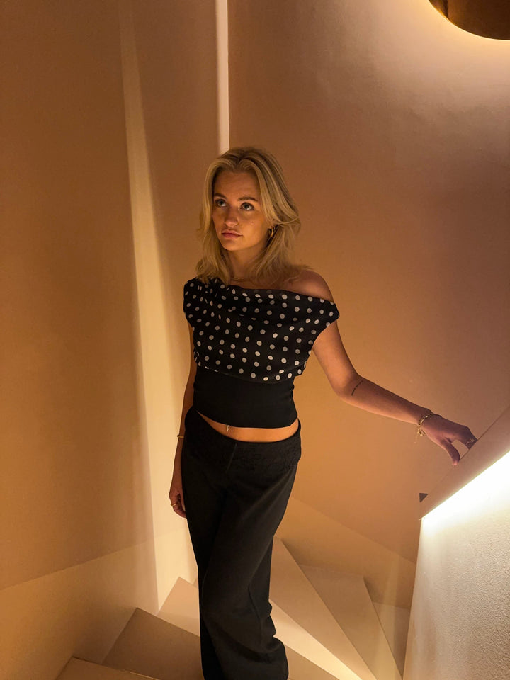 <div>Affascinante Top a Pois Lina</div>