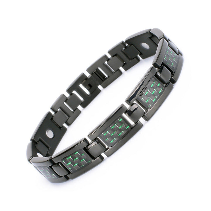 Bracciale da uomo in titanio resistente ed elegante - un accessorio elegante per gli uomini che apprezzano i classici