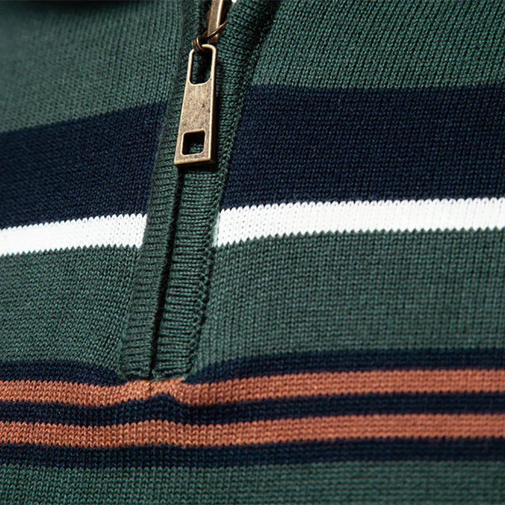 Moderna maglia da uomo con zip: una scelta elegante e di classe
