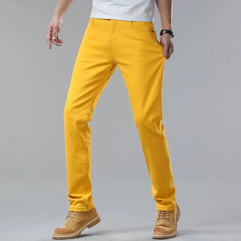 Jeans premium slim fit da uomo - denim elegante per un look perfetto