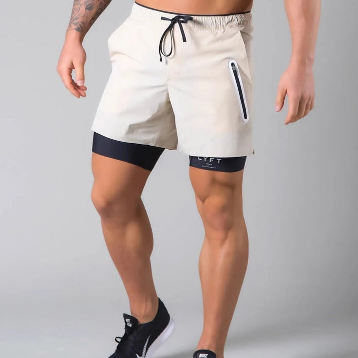 Versatili pantaloncini da uomo 2 in 1 per lo sport e l'allenamento - massime prestazioni e comfort durante l'attività