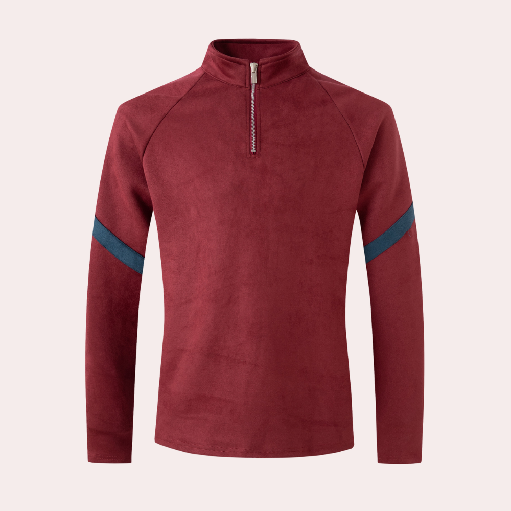 Elegante maglione da uomo in lussuoso misto lana, classico ed elegante per ogni occasione.
