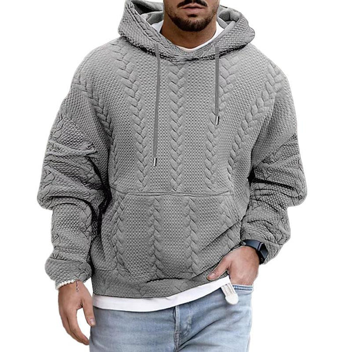 Comoda felpa con cappuccio da uomo, ideale per le giornate calde e fresche