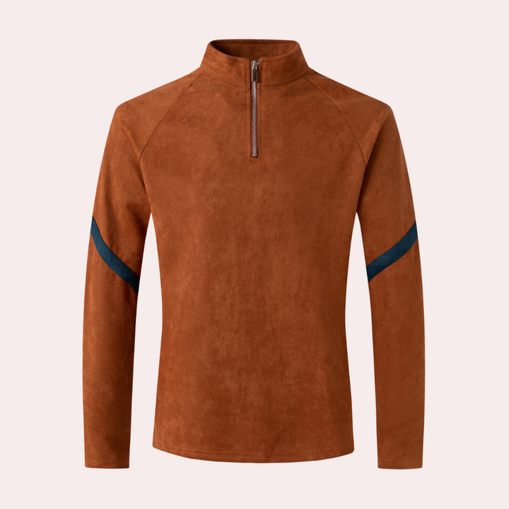 Elegante maglione da uomo in lussuoso misto lana, classico ed elegante per ogni occasione.