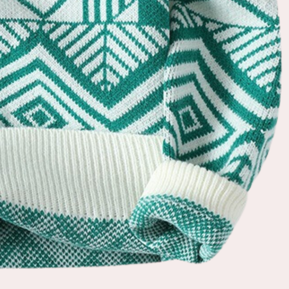 Esclusivo maglione da uomo in materiali pregiati