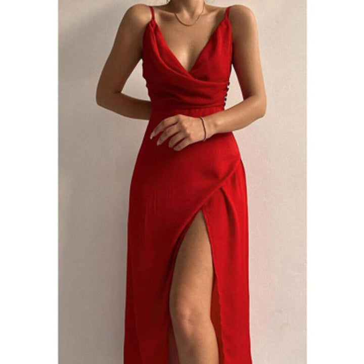 Yasmine - Elegante Abito da Sera in Raso per un Aspetto Incantevole