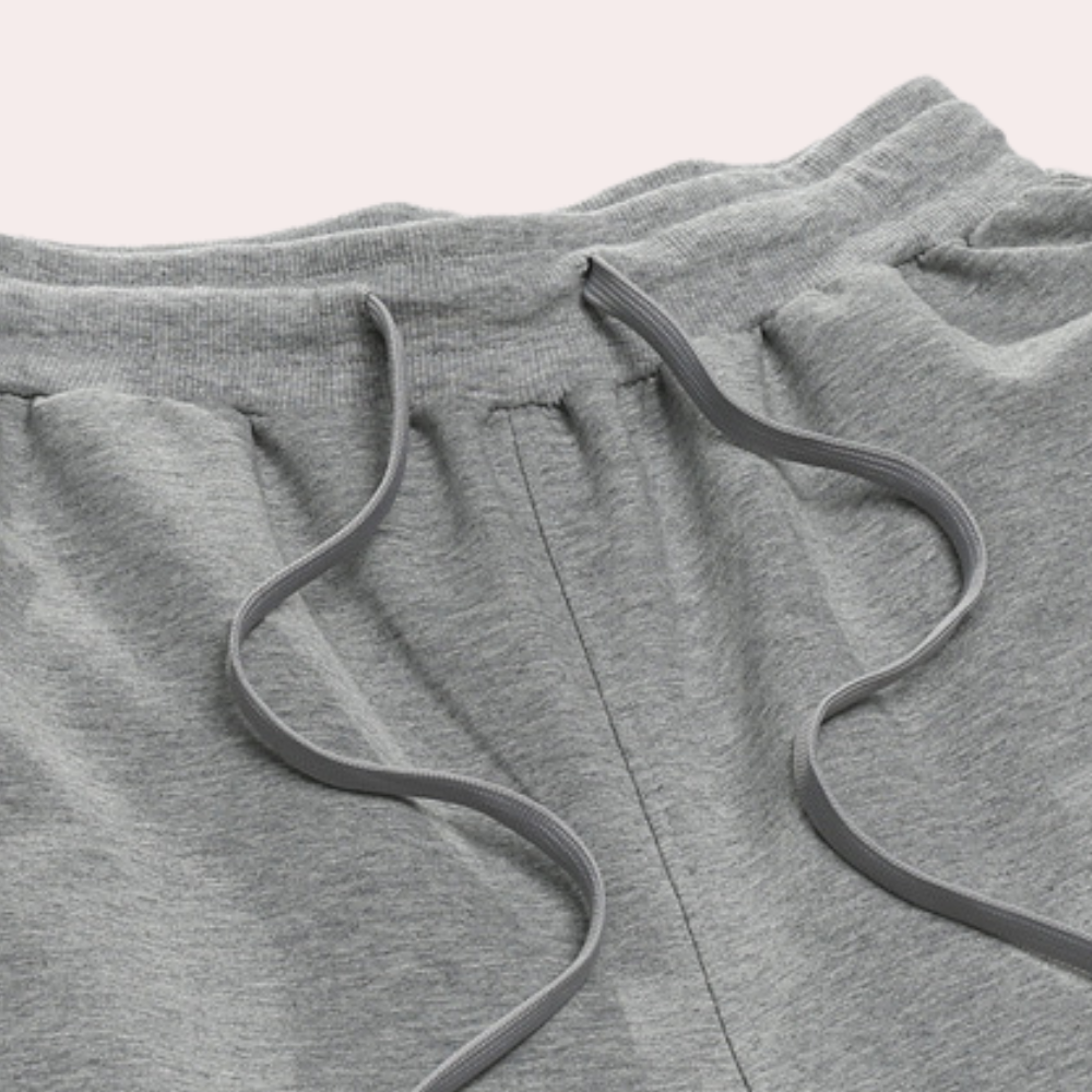 Comodi pantaloni da corsa da uomo in morbido cotone con elastico in vita per una perfetta vestibilità