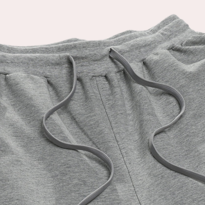 Comodi pantaloni da corsa da uomo in morbido cotone con elastico in vita per una perfetta vestibilità
