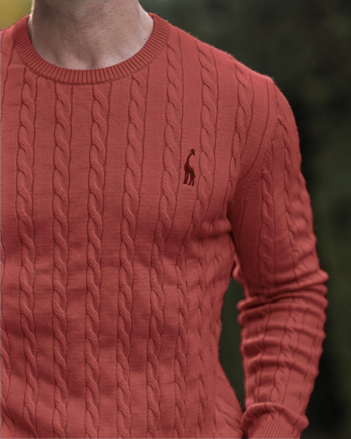 Elegante maglione da uomo in maglia di cotone - eleganza e comfort senza tempo
