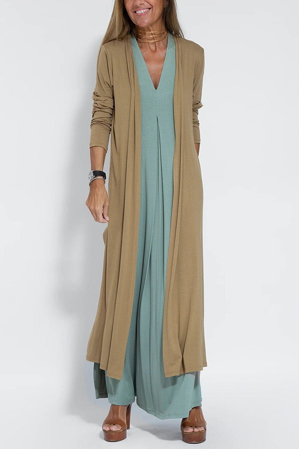 Angelica™ - Abito Lungo con Gilet