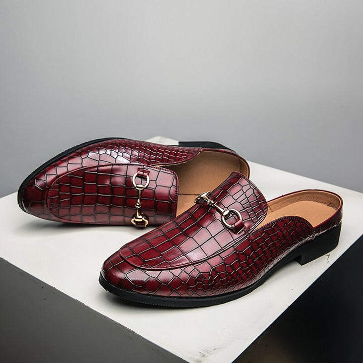 Pantofola elegante con retro aperto - LUCA