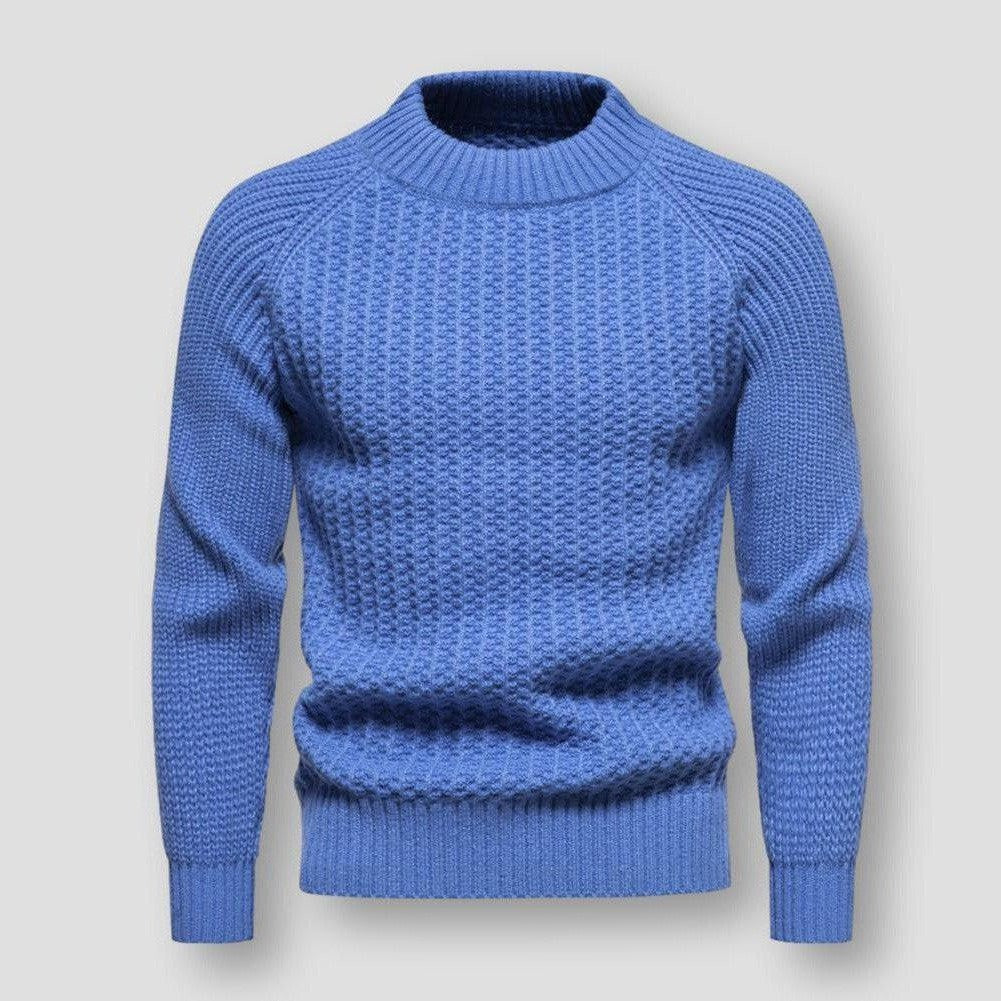 Esclusivo maglione da uomo in maglia waffle per uno stile eccezionale