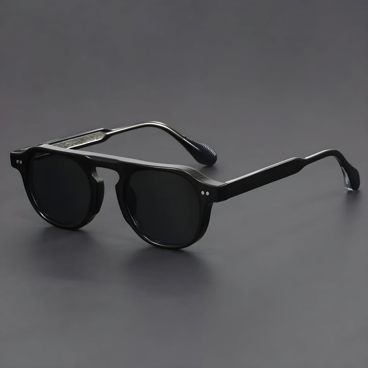 Eleganti occhiali da sole retro vintage per uomo