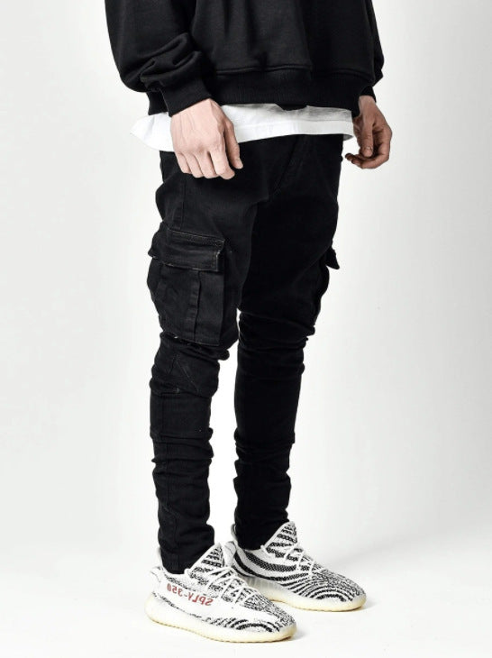 Pantaloni da uomo comodi e resistenti con tasche laterali per il massimo comfort quotidiano