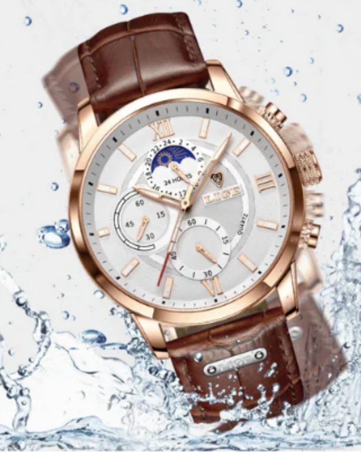 Un orologio da uomo elegante e resistente all'acqua per ogni occasione