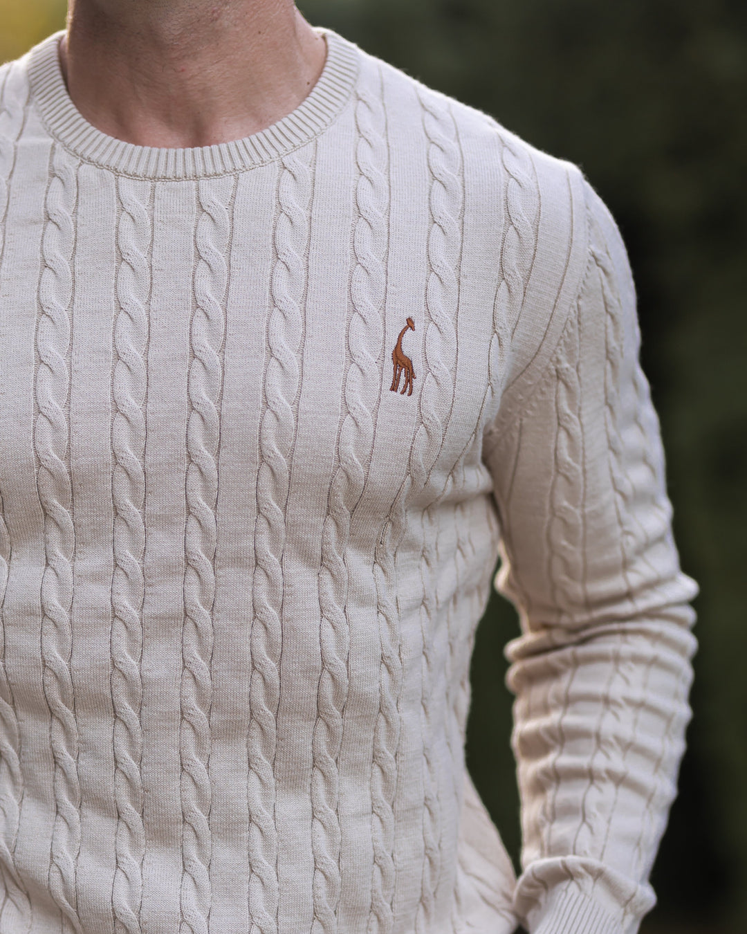 Elegante maglione da uomo in maglia di cotone - eleganza e comfort senza tempo