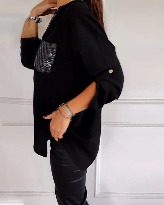 <div>Novalee - Blusa Glamour Elegante</div>