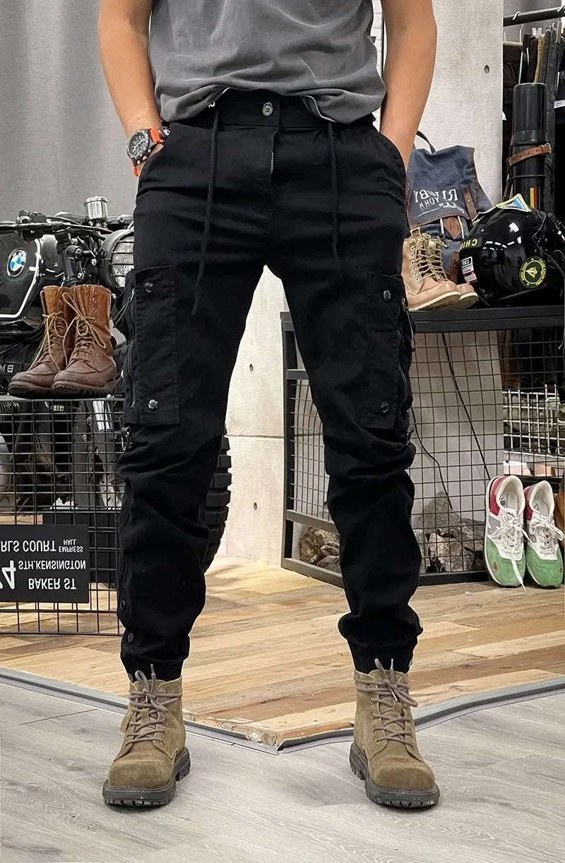 PANTALONI DA LAVORO Da Combattimento Cargo Da Uomo Con Elastico In Vita E ☆ EUR 54,95 - IT - Foto 10