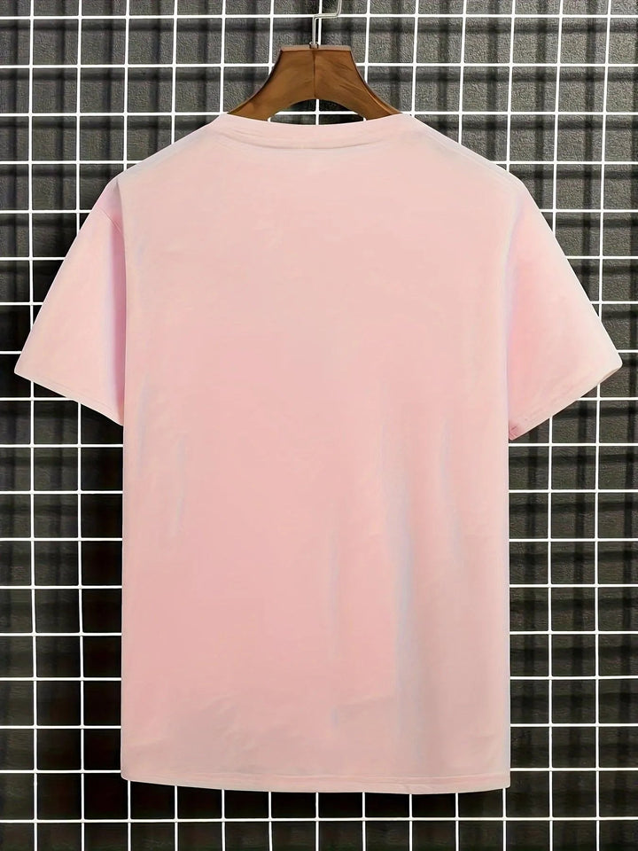 T-shirt Gerhard da uomo con motivo floreale e a onde di tendenza per uno stile unico