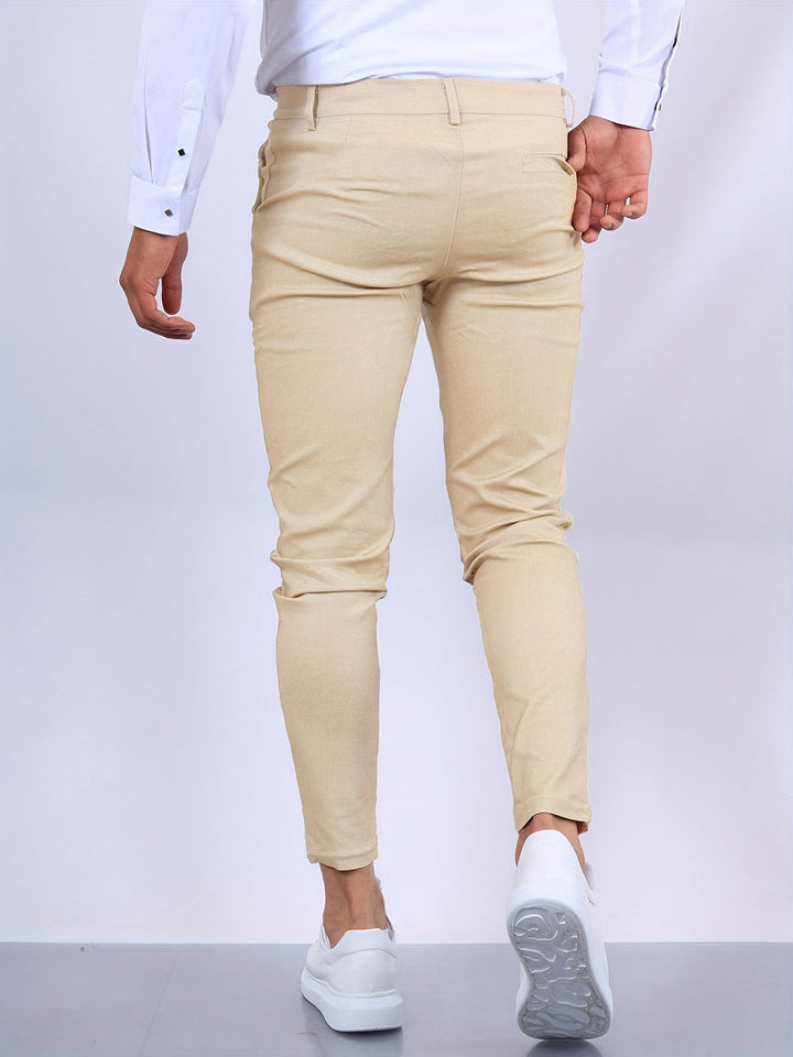 Eleganti pantaloni slim fit da uomo - design moderno ed elegante per un look unico