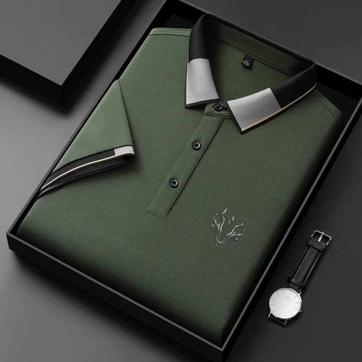 Fabio™ - Polo ricamata in cotone premium