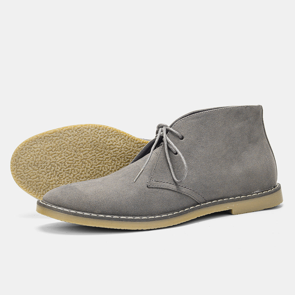 Eleganti desert boots da uomo con un design vintage di tendenza