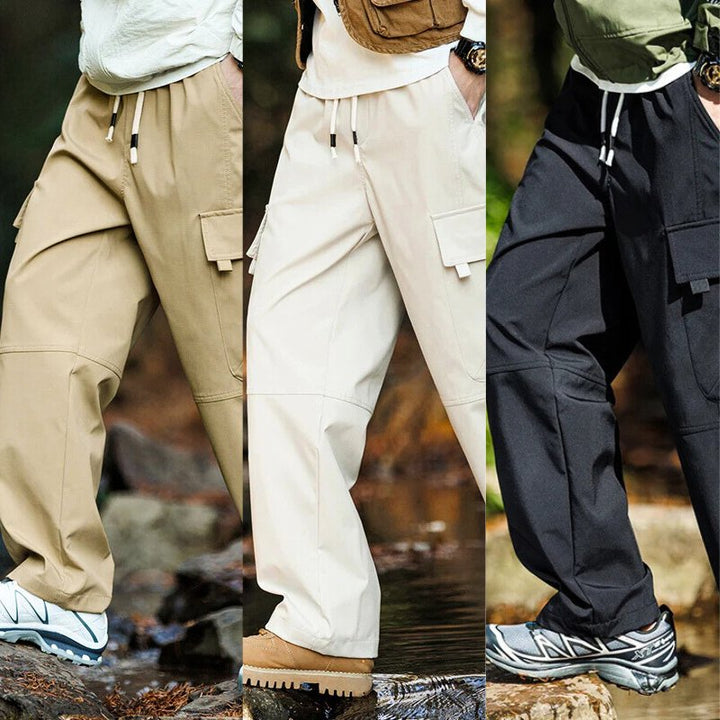 Pantaloni da trekking da uomo in tessuto resistente e impermeabile - affidabili per qualsiasi avventura all'aperto